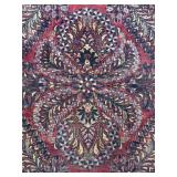 4x6.5 Americana peacock style rug