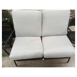 New Metal outdoor loveseat