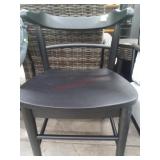 New Black wooden chair