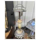 vintage marble ashtray stand