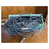 GREEN WOOD TOTE W/   2 LOW NOISE SPEAKER CABLES,