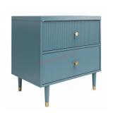 Elizabeth nightstand smoke blue by cosmopolitan