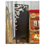 Black architectural pedestal stand