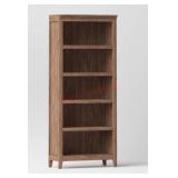 Threshold 72ï¿½ Carson 5 shelf bookcase-walnut
