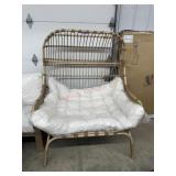2 person outdoor patio moon chair