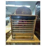 Antique spool cabinet 24x24x16