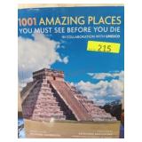 1 LOT - 2  COFFEE TABLE BOOKS - 1001 AMAZING