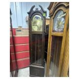 Western German grandfather clock with weights