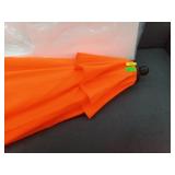 Large orange patio unbrella