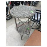 New 2pc whicker patio table set