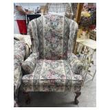 FLoral Wingback chair