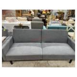 New grey click clack sofa