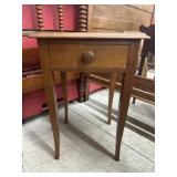 Solid wood end table 27x16x17