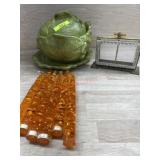 1 LOT - 9 PCS - CERAMIC TUREEN W/LID &  SERVING