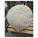 New Cloverly Chunk Knit Pouf