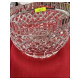 CRYSTAL QUILTED PATTERN SERVING BOWL