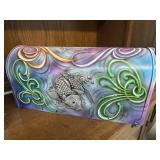 21" LONG MULTI COLORED W/ BLACK/WHITE COY FISH