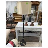 Black floor lamp