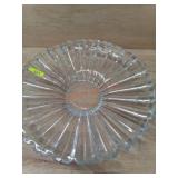 APPROX 15" DIAMETER CLEAR CENTERPIECE SERVING DISH