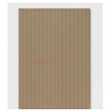 Threshold beige and black micro grid rug