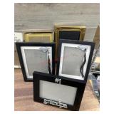 Box of assorted picture frames