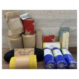 13 piece decorative ribbon w/ self adhesive tape