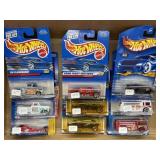 9 x Hot Wheels - Some Die Cast Metal/Plastic