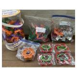 Box of assorted cookie cutters