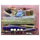 Assorted craft box - pipe cleaners, googly eyes,