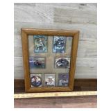 Frame w/ 7 race car driver photos