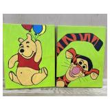 Winnie the Pooh & Tigger Paintings