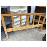 Full size head board and free standing frame