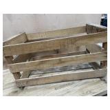 Record Exchange wood crate