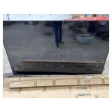 72 inch flat screen tv comes on but has crack in