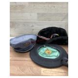 3 hats and 6 pairs of binoculars