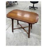 Tell City maple lamp table