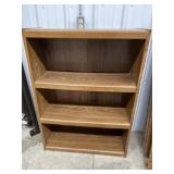 4 Shelf brown book case