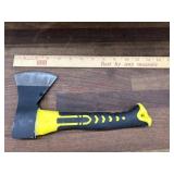 Yellow and black handle hatchet