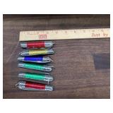 6 x colored knives