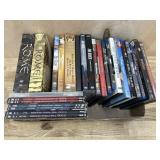 Flat of 23 DVD movies and 2 seasons of Rome