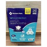 XL Adult Disposable Washcloths - 240 pack