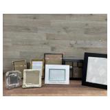 8 x picture frames - different sizes/colors