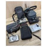 Flat with 4 old cameras