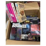 Box of paper back novels