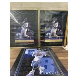 1 glass frame picture, 1 frame no glass, 1 poster