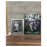 2 x framed sport pictures