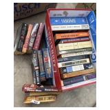 Box lot of paper back books