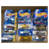 9x Hot Wheels most Metal Die-Cast & Plastic Parts