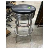 Ols swivel chrome leg bar stool