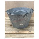Galvanized bucket